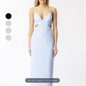 Bardot Cut Out Midi Dress